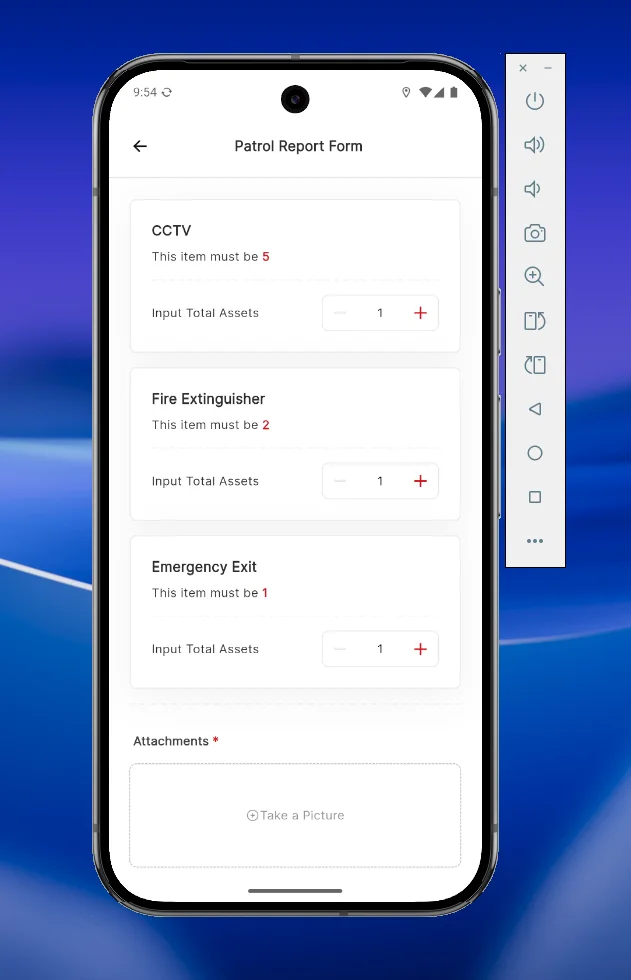 Patrol Report - Asset Verification